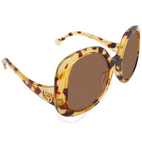 2005 gucci sunglasses brown|gucci brown square ladies sunglasses.